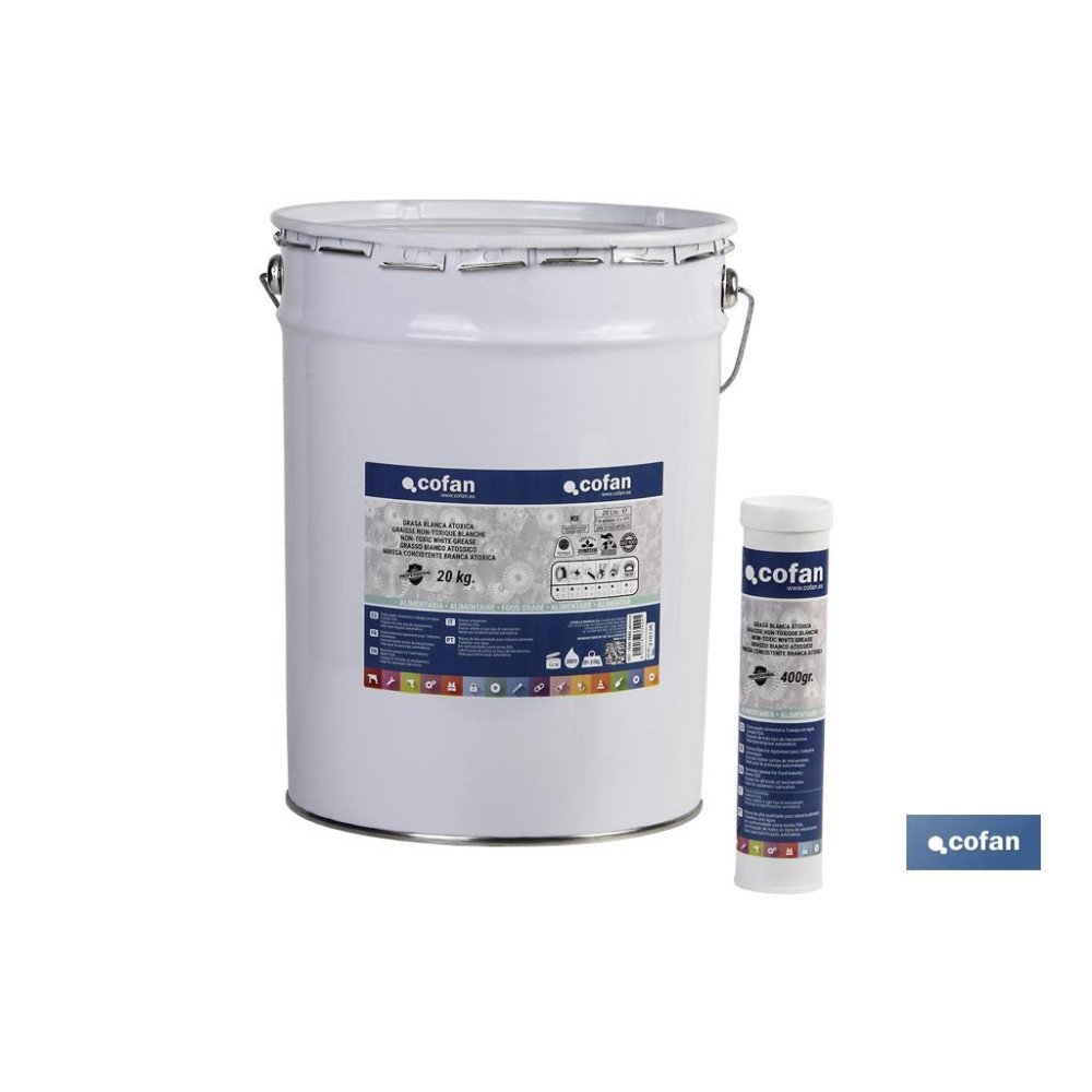 GRASA BLANCA ATOXICA ALIMENTARIA ENVASE 20 KG (PACK: 1 UDS)