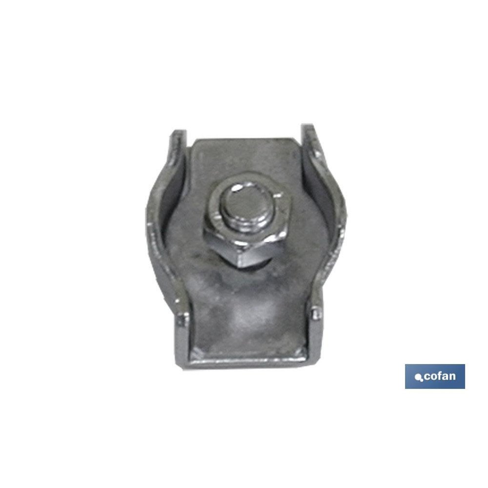 SUJETACABLES PLANO SIMPLE M-5 (PACK: 100 UDS)