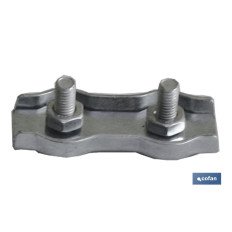 SUJETACABLES PLANOS DOBLE M-3 (PACK: 100 UDS)