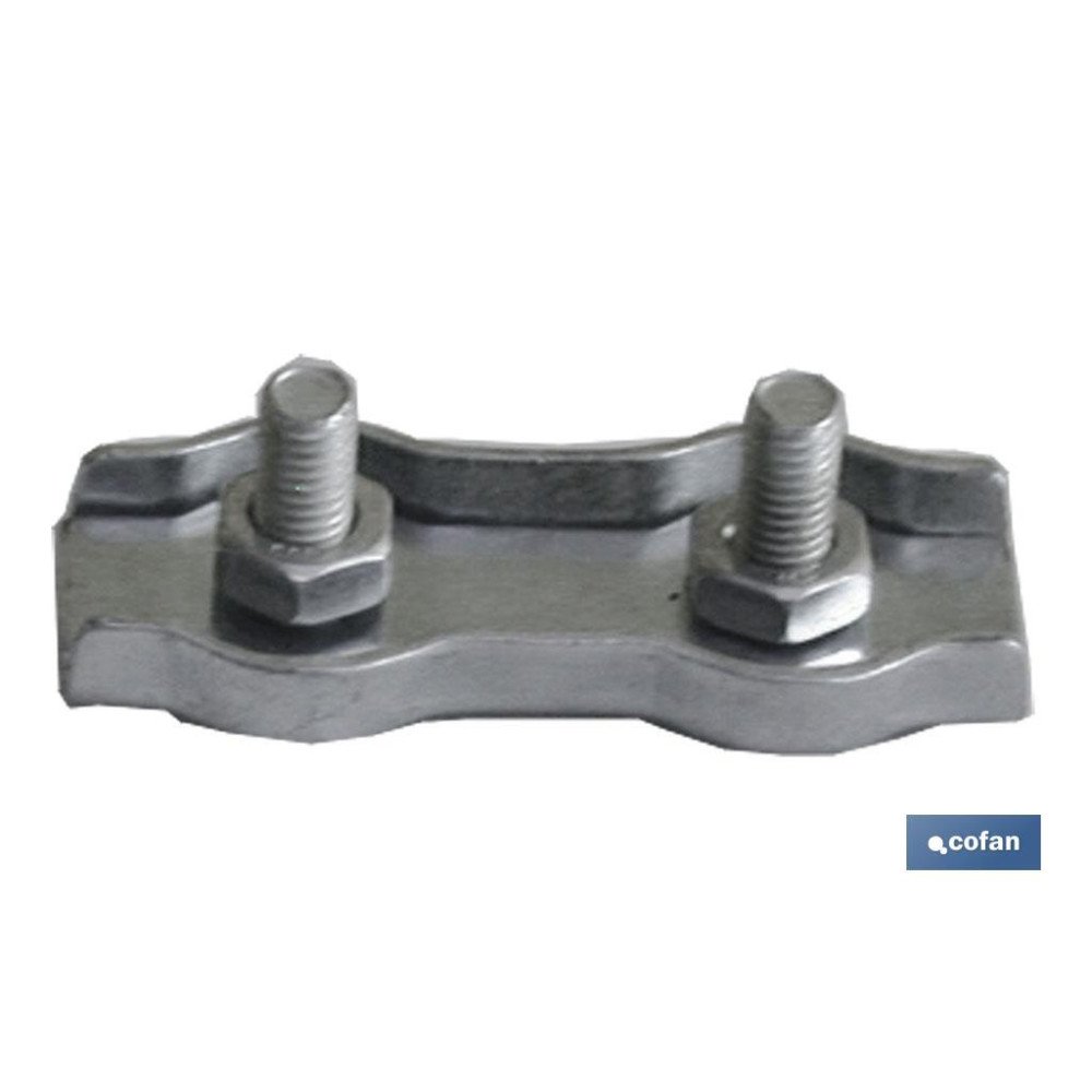 SUJETACABLES PLANOS DOBLE M-3 (PACK: 100 UDS)