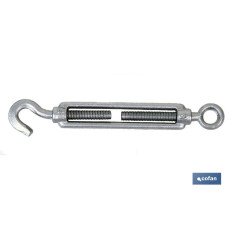 TENSOR GANCHO-ANILLA ZINC. DIN 1480 M-8 (PACK: 25 UDS)