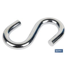 GANCHO EN S ZINCADO M-7 (PACK: 50 UDS)