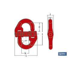 HAMMERLOCK PARA CADENA 7MM 2TN (PACK: 1 UDS)