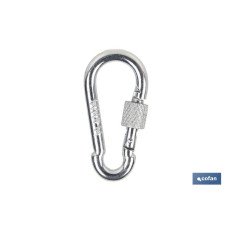 MOSQUETON CON SEGURO M-7X70 (PACK: 50 UDS)