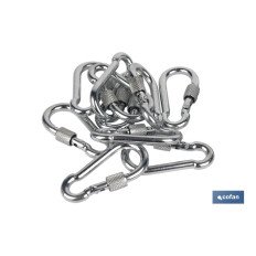 MOSQUETON CON SEGURO M-13X160 venta unitaria (PACK: 1 UDS)