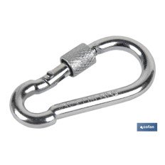 MOSQUETON CON SEGURO M-13X160 venta unitaria (PACK: 1 UDS)