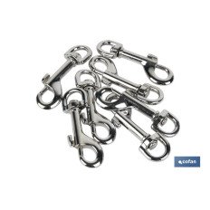 MOSQUETÓN OVAL 10X60MM (PACK: 50 UDS)