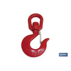 GANCHO GIRAT. C/SEGURO CARBONO C40 TN-1,5 (PACK: 1 UDS)