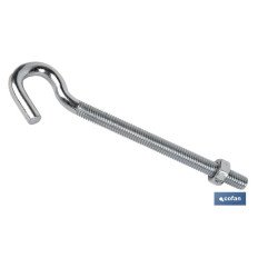 CANCAMO CON TUERCA M-12X100 (PACK: 10 UDS)