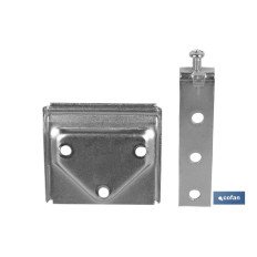 SET COLGADOR DE ARMARIO ZINCADO 53 MM VENTA UNITARIA (PACK: 1 UDS)