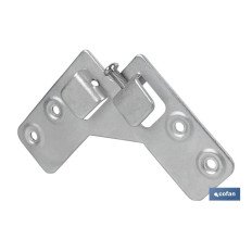 COLGADOR ESCUADRA DOBLE ZINCADO 59X59 MM (PACK: 40 UDS)