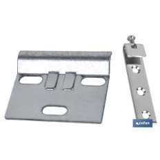 SET COLGADOR DE ARMARIO ZINCADO 60 MM (PACK: 40 UDS)