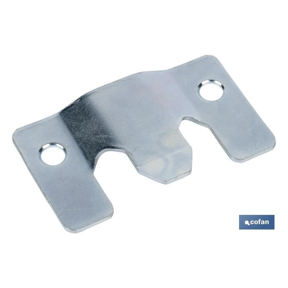 SET 2 UDS CHAPA ANCLAJE ZINCADA 60 X 35 MM VENTA UNITARIA (PACK: 1 UDS)