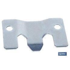 SET 2 UDS CHAPA ANCLAJE ZINCADA 60 X 35 MM VENTA UNITARIA (PACK: 1 UDS)