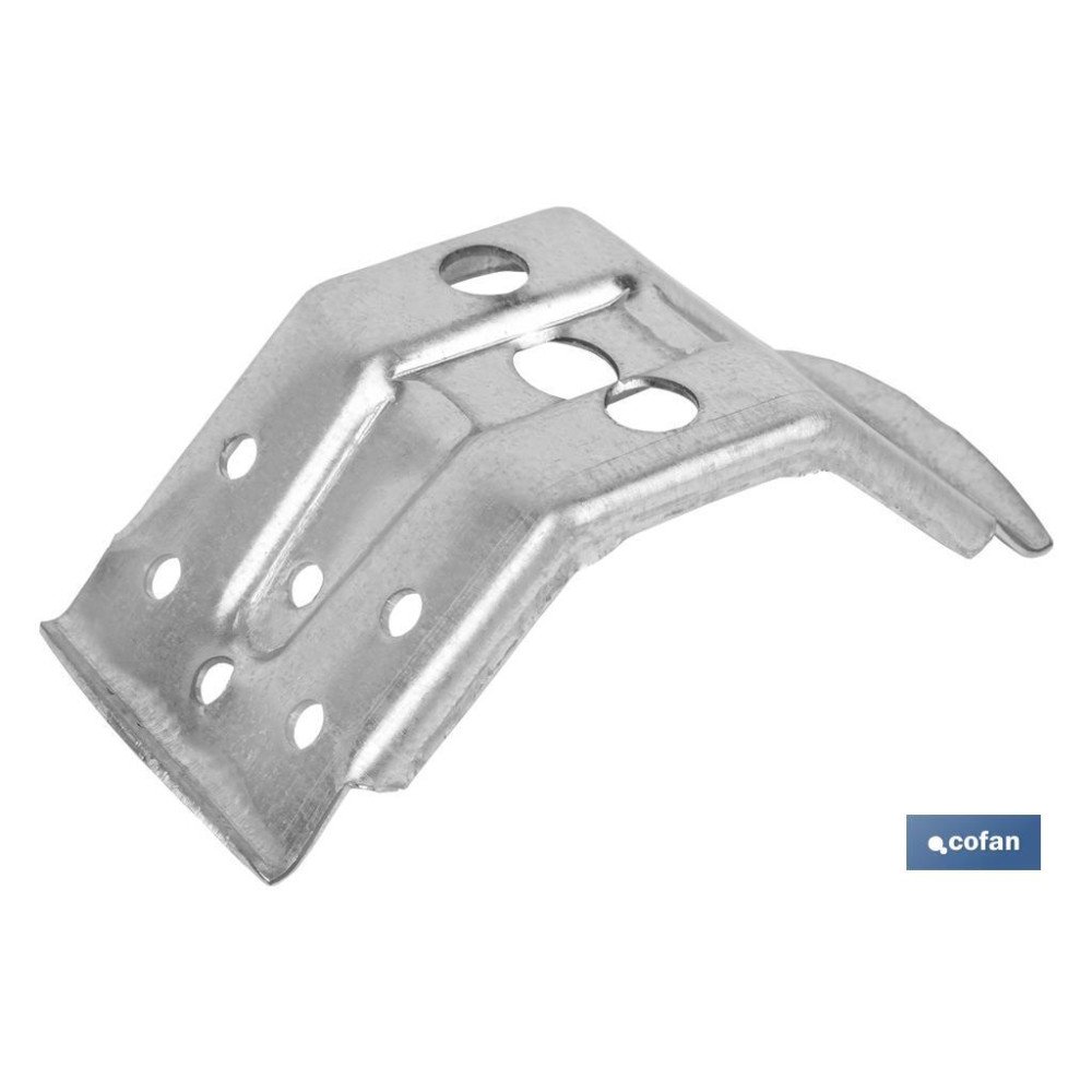 ESCUADRA DE MESA CON REFUERZO 70 MM (PACK: 25 UDS)