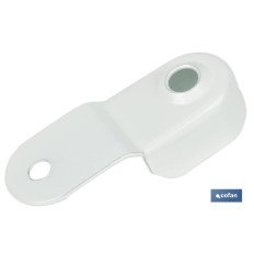 SOPORTE BARRA ARMARIO BLANCO (PACK: 100 UDS)