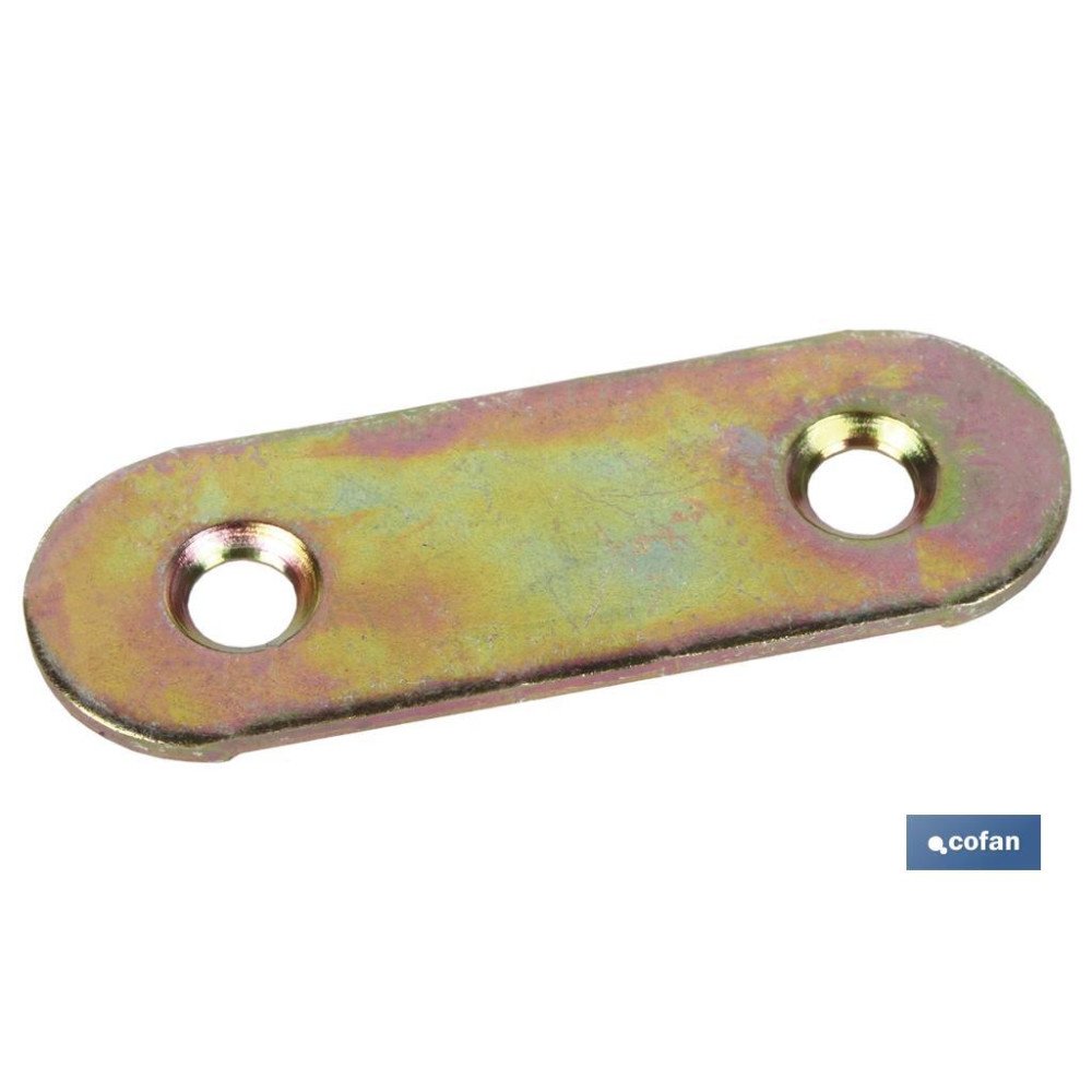 PLACA DE UNIÓN 55 X 17 MM (PACK: 40 UDS)