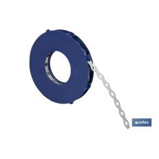 CINTA PERFORADA GALVANIZADA 17 X 0,8 X 10 M (PACK: 1 UDS)