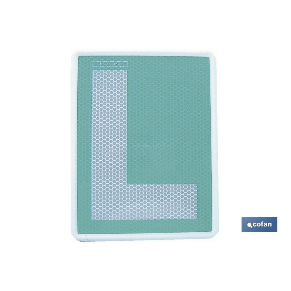 PLACA CONDUCTOR NOVEL V-13 150X195MM. (PACK: 1 UDS)
