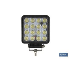 FARO TRABAJO 16 LED 3360Lm 6000K 48W, IP67 (10-30V) (PACK: 1 UDS)