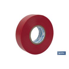 CINTA AISLANTE 180 Micras ROJA 19mmX20 Metros (PACK: 10 UDS)