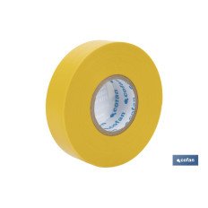 CINTA AISLANTE 180 Micras AMARILLA 19mmX20 Metros (PACK: 10 UDS)