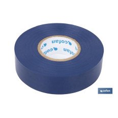 CINTA AISLANTE 180 Micras AZUL 19mmX20 Metros venta unitaria (PACK: 1 UDS)