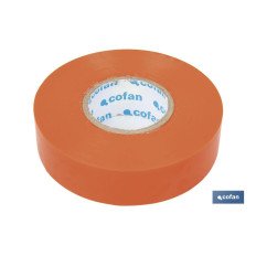 CINTA AISLANTE 180 Micras NARANJA 19mmX20 Metros (PACK: 10 UDS)