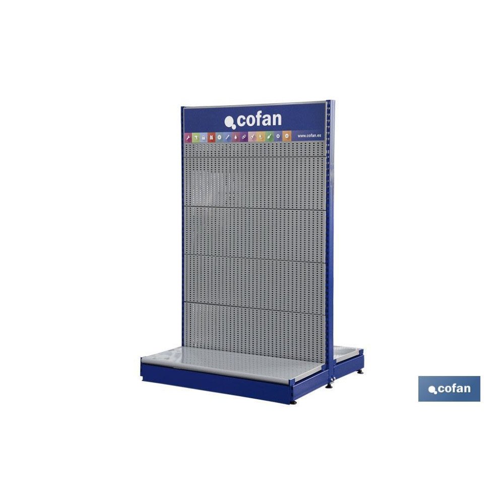 TAPON PARA COLUMNAS GONDOLA AZUL (PACK: 1 UDS)