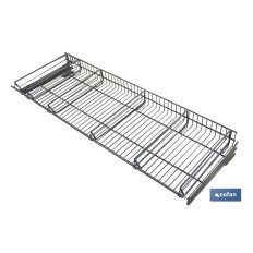 CESTA 5 HUECOS PARA EXPOSITORES 1000X400MM. (PACK: 1 UDS)