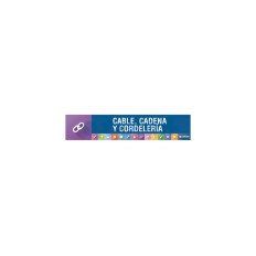 SEÑALETICA IMANTADA PARA EXPOSITOR 975 X 200 MM - CABLE, CADENA Y CORDELERIA (PACK: 1 UDS)