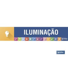 SEÑALETICA IMANTADA PORTUGUES PARA EXPOSITOR 975 X 200 MM - ILUMINAÇÃO (PACK: 1 UDS)