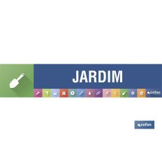 SEÑALETICA IMANTADA PORTUGUES PARA EXPOSITOR 975 X 200 MM - JARDIM (PACK: 1 UDS)