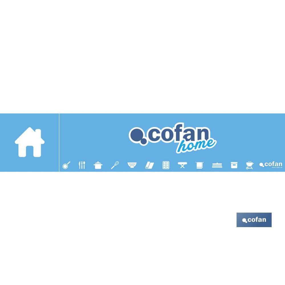 SEÑALETICA IMANTADA PARA EXPOSITOR. 975 X 200 MM – COFAN HOME (PACK: 1 UDS)