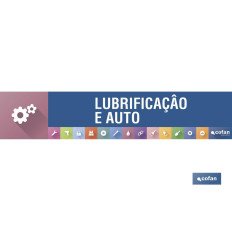 SEÑALETICA IMANTADA PORTUGUES PARA EXPOSITOR 975 X 200 MM - LUBRIFICAÇAO E AUTO (PACK: 1 UDS)