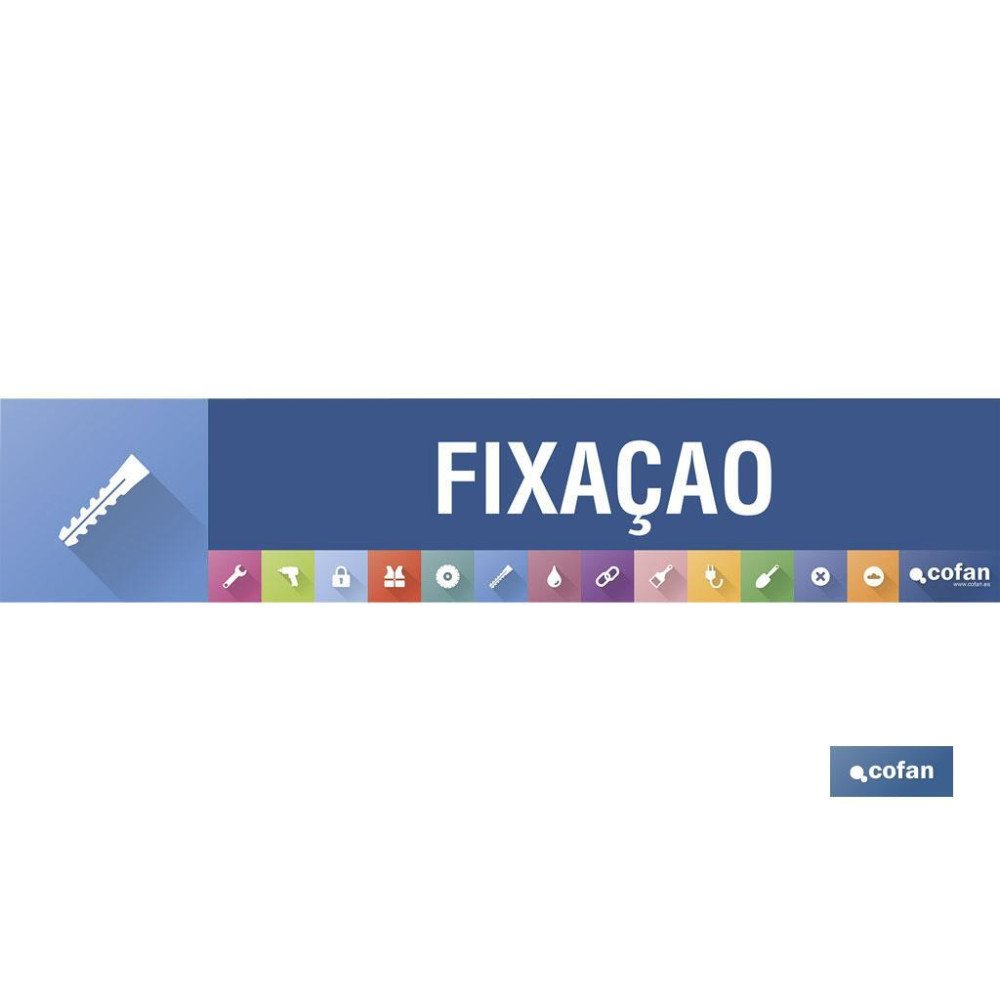 SEÑALETICA IMANTADA PORTUGUES PARA EXPOSITOR 975 X 200 MM - FIXAÇAO (PACK: 1 UDS)