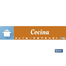 SEÑALETICA IMANTADA PARA EXPOSITOR 975 X 200 MM - COCINA (PACK: 1 UDS)