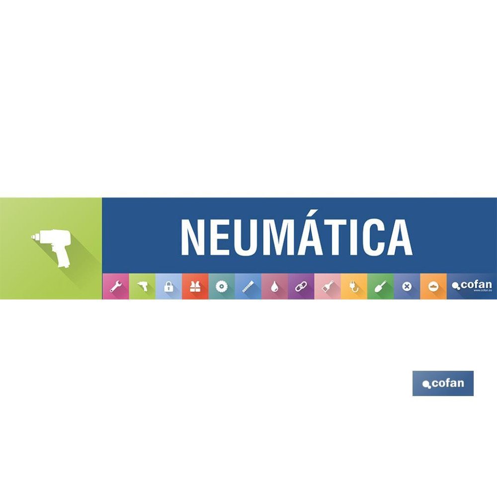 SEÑALETICA IMANTADA PARA EXPOSITOR 975 X 200 MM - NEUMÁTICA (PACK: 1 UDS)
