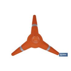 CONO TETRÁPODO REFLECTANTE 38 CM (PACK: 1 UDS)