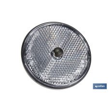 CATADIÓPTRICO REDONDO BLANCO Ø 80 MM (PACK: 1 UDS)