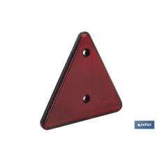 CATADIÓPTRICO TRIÁNGULO ROJO 165 X 145 MM CON AGUJEROS (PACK: 1 UDS)