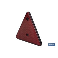 CATADIÓPTRICO TRIÁNGULO ROJO 165 X 145 MM CON AGUJEROS (PACK: 1 UDS)