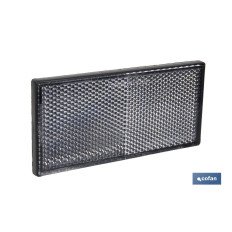CATADIÓPTRICO RECTANGULAR BLANCO 106 X 50 MM ADHESIVO (PACK: 1 UDS)