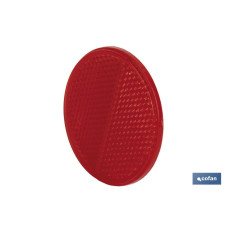 CATADIÓPTRICO REDONDO ROJO Ø 55 MM ADHESIVO (PACK: 1 UDS)