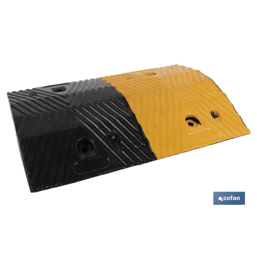 REDUCTOR VELOCIDAD AMAR/NEGRO 500x350x50 mm (PACK: 1 UDS)