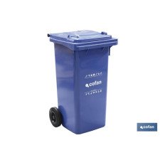 CONTENEDOR 2 RUEDAS 120 LITROS COLOR AMARILLO (PACK: 1 UDS)