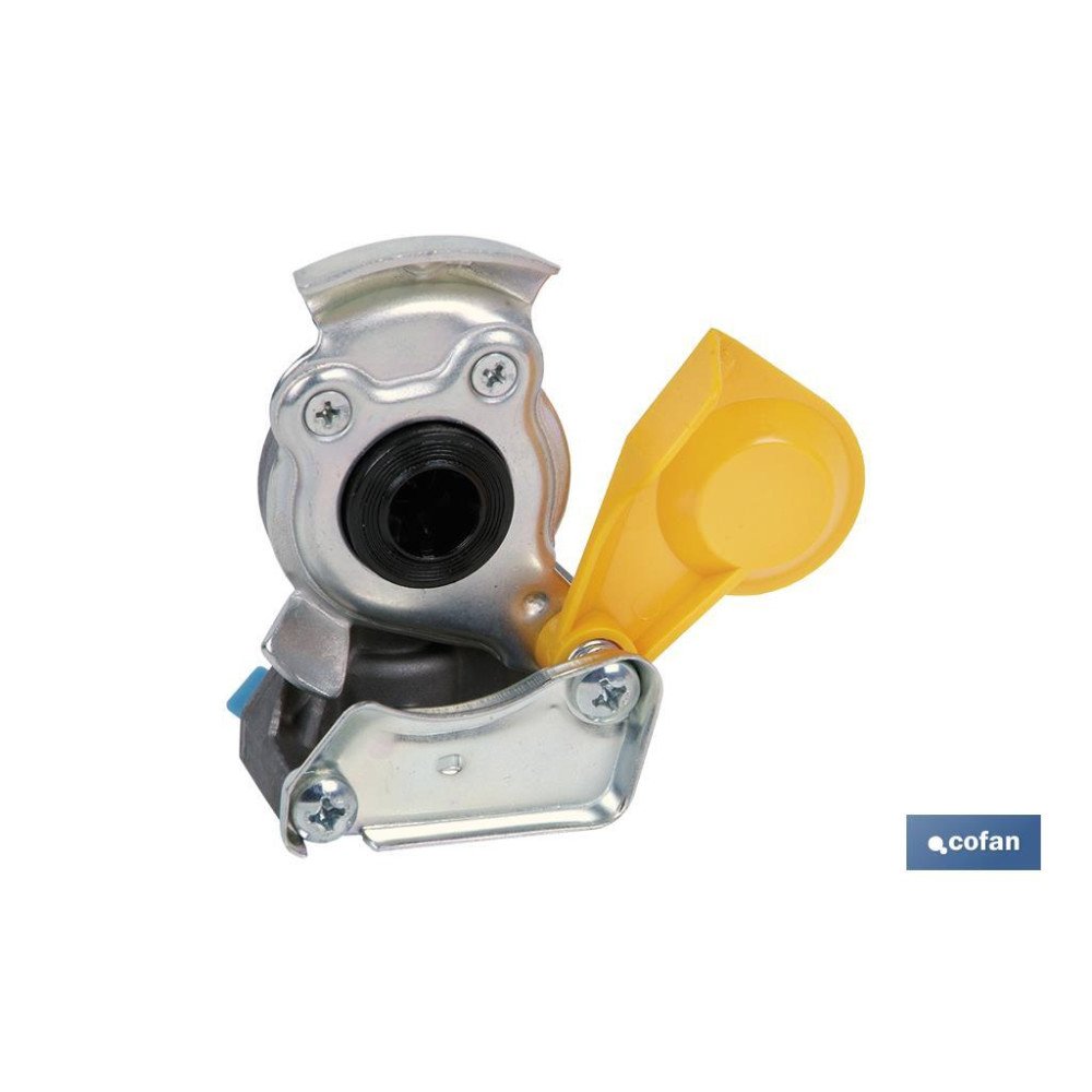 CABEZA ACOPLAMIENTO AUTOM. AMARILLA 16/150 (PACK: 1 UDS)