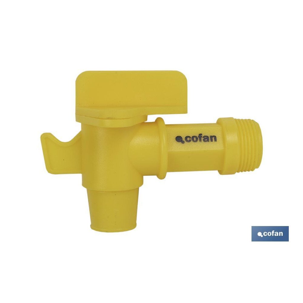 GRIFO POLIETILENO CONTAINER R - 3/4 (PACK: 1 UDS)