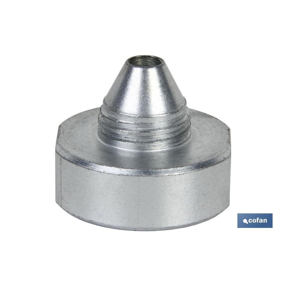 ADAPTADOR CARTUCHO GRASA ROSCA PEQUEÑA A GRANDE (PACK: 1 UDS)