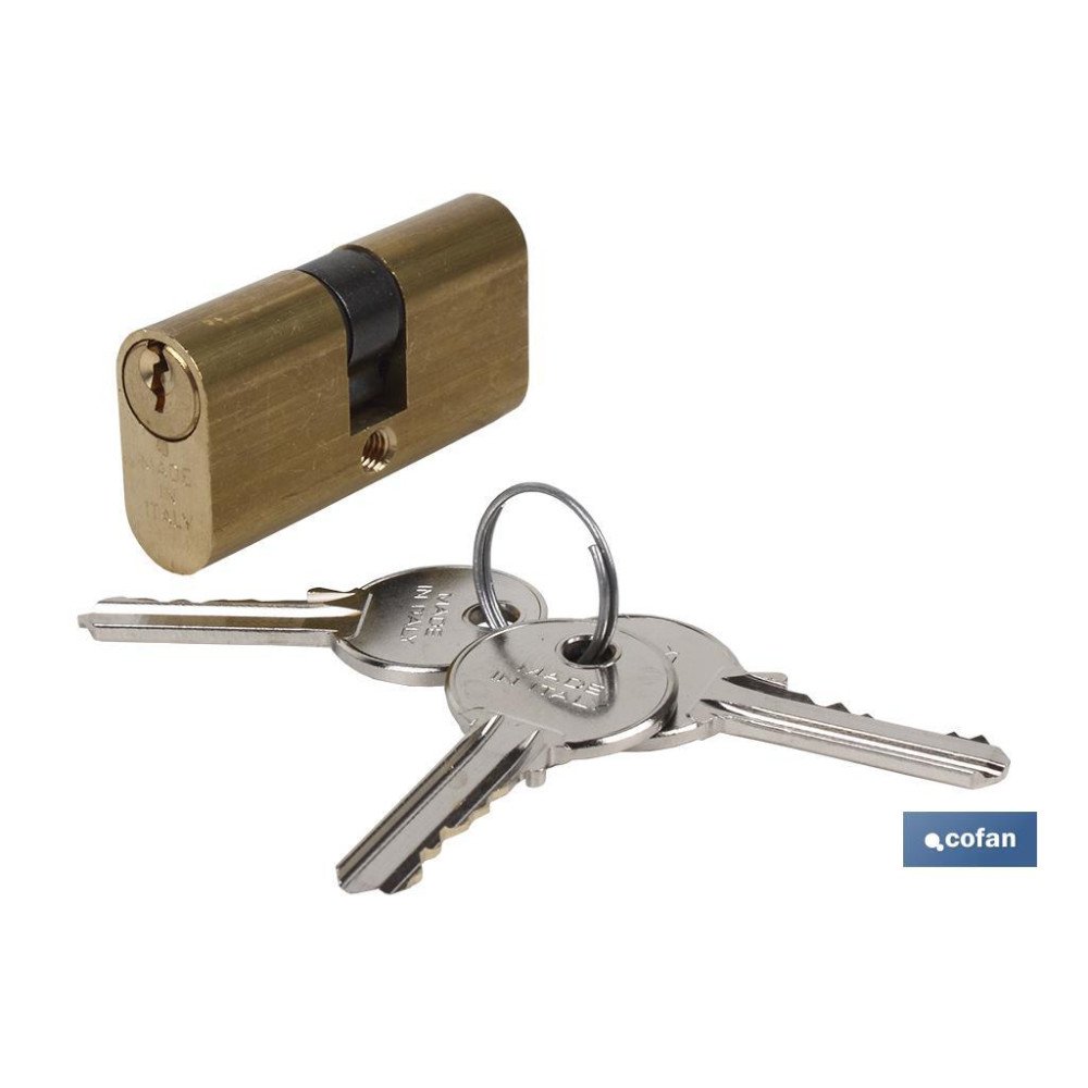 Cilindro Ovalado 30/40-Leva Larga-Latón (PACK: 1 UDS)